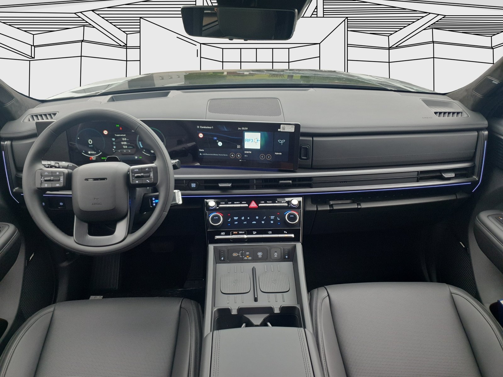 HYUNDAI Santa Fe 1.6 HEV ALL-NEW Calligraphy 7pl., Voll-Hybrid Benzin/Elektro, Occasion / Gebraucht, Automatik - 6