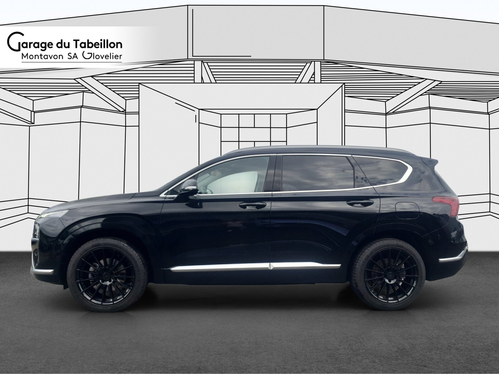 HYUNDAI Santa Fe 1.6 HEV Amplia Auto. 7 places, Hybride Intégral Essence/Électricité, Occasion / Utilisé, Automatique - 2