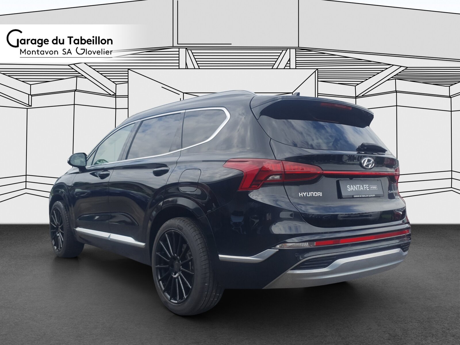 HYUNDAI Santa Fe 1.6 HEV Amplia Auto. 7 places, Hybride Intégral Essence/Électricité, Occasion / Utilisé, Automatique - 3