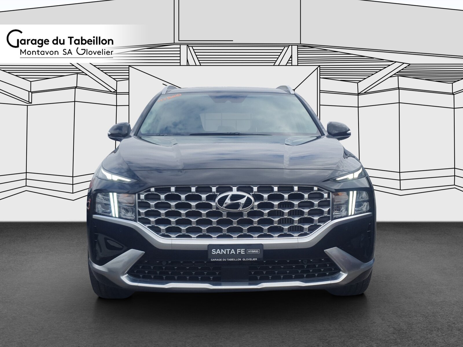 HYUNDAI Santa Fe 1.6 HEV Amplia Auto. 7 places, Hybride Intégral Essence/Électricité, Occasion / Utilisé, Automatique - 4