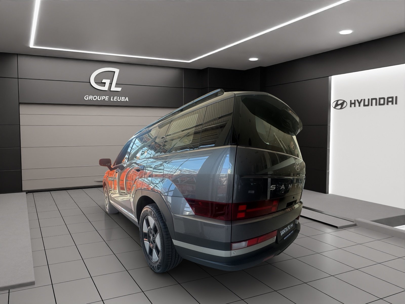 HYUNDAI Santa Fe 1.6 T-GDi HEV Origo 4WD Automatic, Hybride Intégral Essence/Électricité, Voiture de démonstration, Automatique - 3