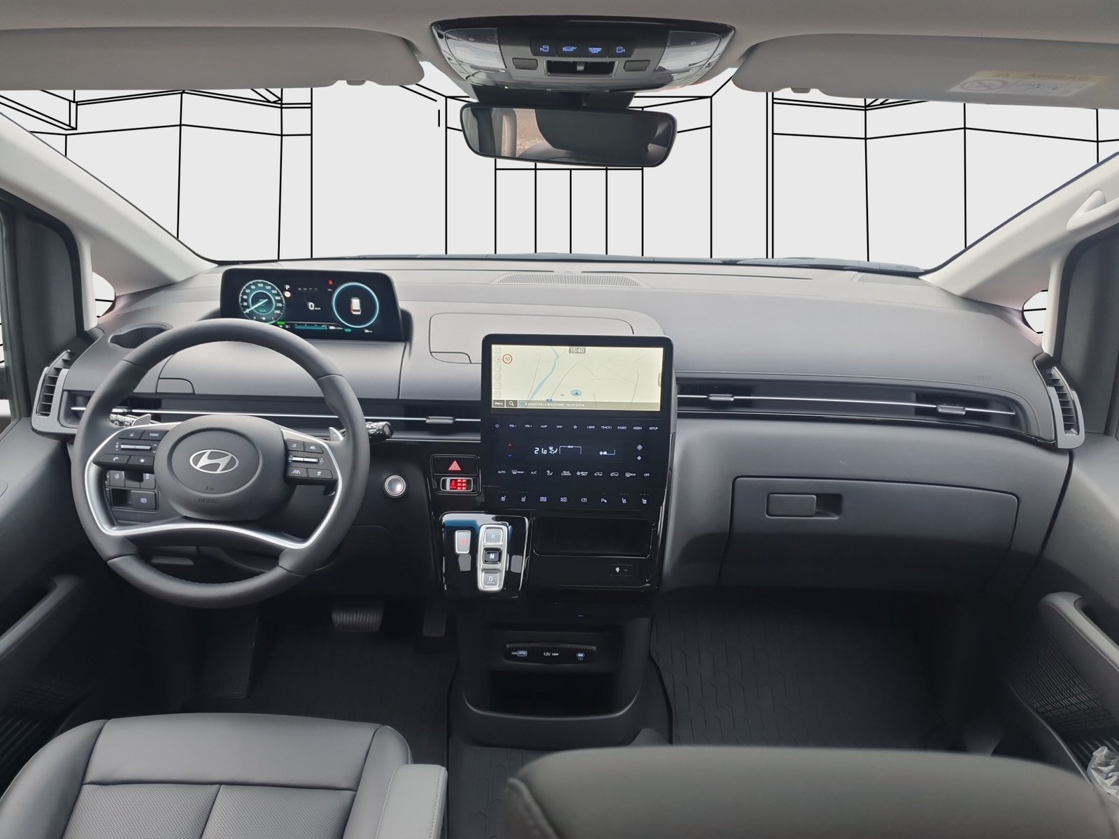 HYUNDAI Staria Wagon 1.6 Hybride Vertex 9places, Full-Hybrid Petrol/Electric, Second hand / Used, Automatic - 6