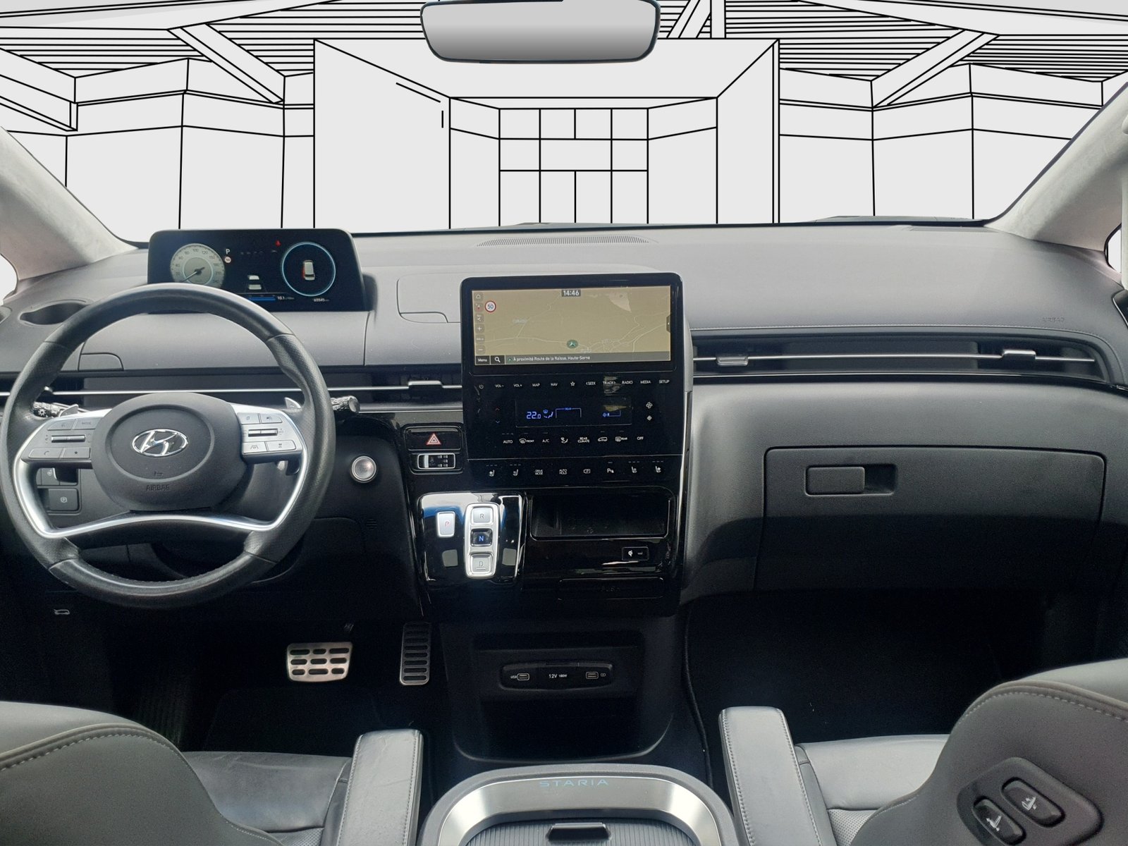 HYUNDAI Staria Premium 2.2 CRDI Vertex 4WD Auto, 7 places, Diesel, Occasion / Gebraucht, Automatik - 6
