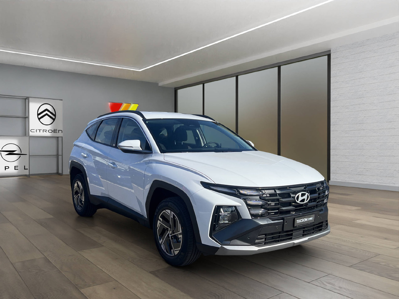 HYUNDAI Tucson 1.6 T-GDi HEV Origo 2WD, Hybride Integrale Benzina/Elettrica, Auto nuove, Automatico - 4