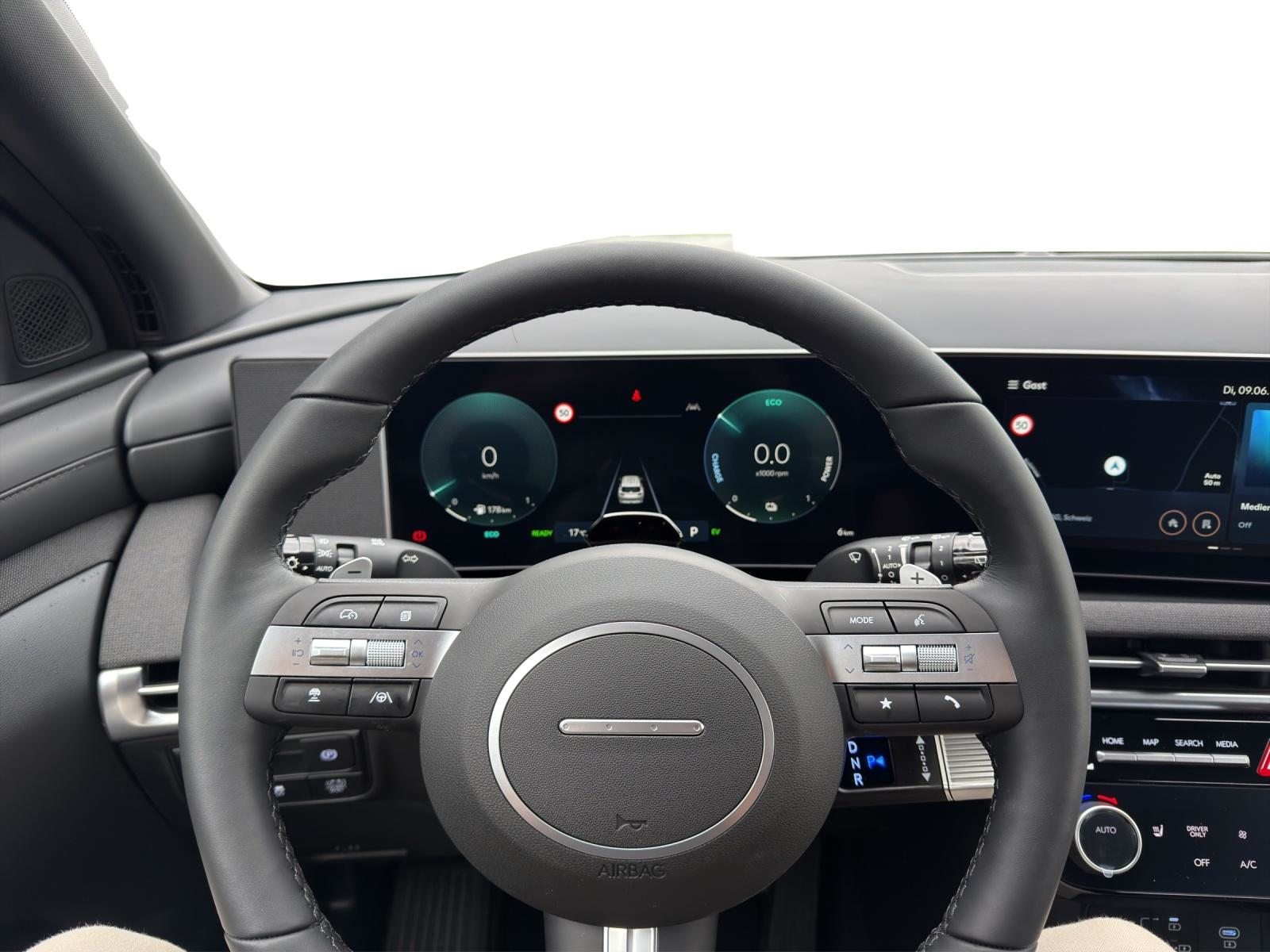 HYUNDAI Tucson 1.6 T-GDi HEV Black Line 4WD, Voll-Hybrid Benzin/Elektro, Neuwagen, Automatik - 7