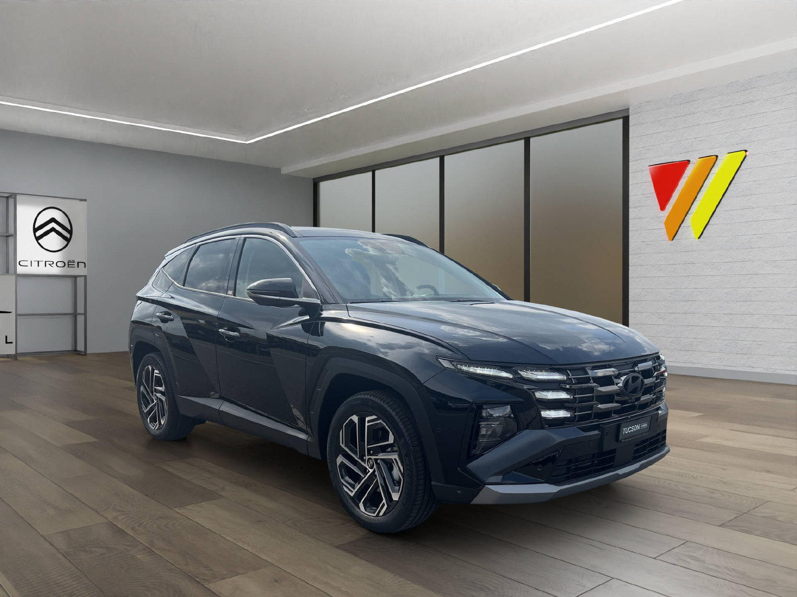 HYUNDAI Tucson 1.6 T-GDi HEV Vertex Swiss Edition 4WD, Hybride Integrale Benzina/Elettrica, Auto nuove, Automatico - 4