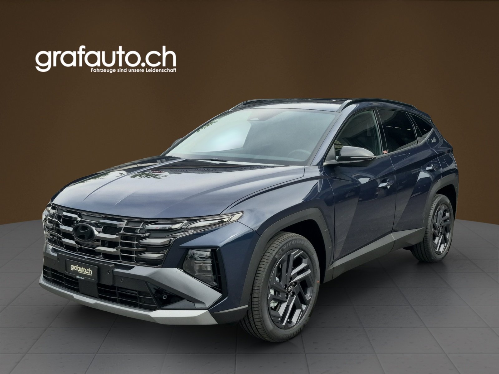 HYUNDAI Tucson 1.6 T-GDi HEV Black Line 4WD, Voll-Hybrid Benzin/Elektro, Neuwagen, Automatik - 2