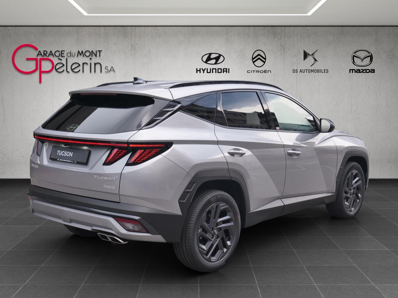 HYUNDAI Tucson 1.6 T-GDi HEV Origo Blackline 4WD, Voll-Hybrid Benzin/Elektro, Neuwagen, Automatik - 4