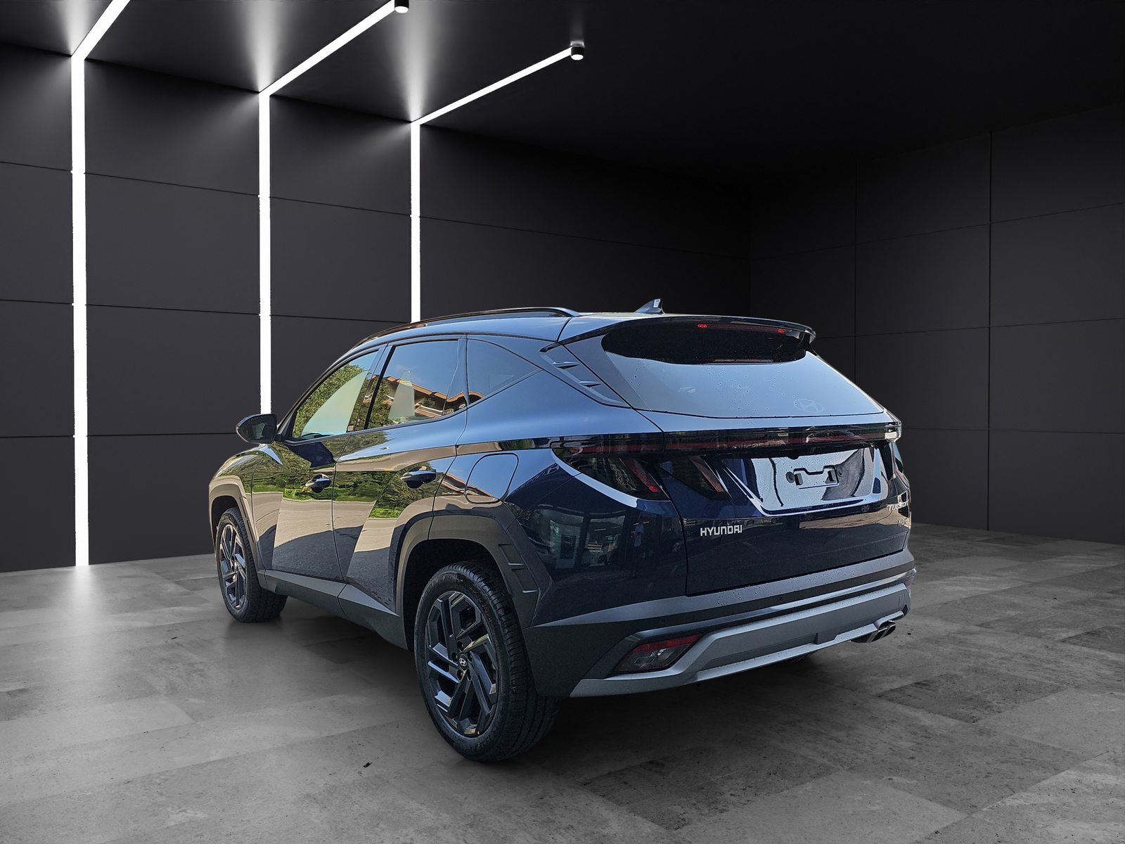 HYUNDAI Tucson 1.6 T-GDi HEV Origo Blackline 4WD, Hybride Integrale Benzina/Elettrica, Auto nuove, Automatico - 3