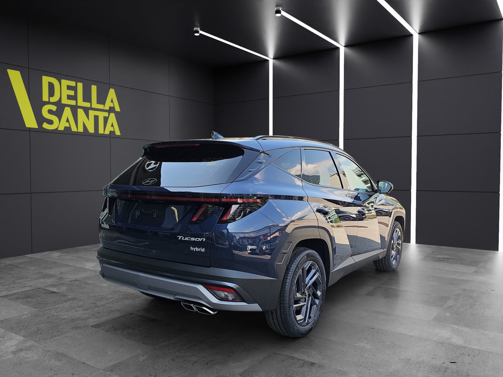 HYUNDAI Tucson 1.6 T-GDi HEV Origo Blackline 4WD, Hybride Integrale Benzina/Elettrica, Auto nuove, Automatico - 5