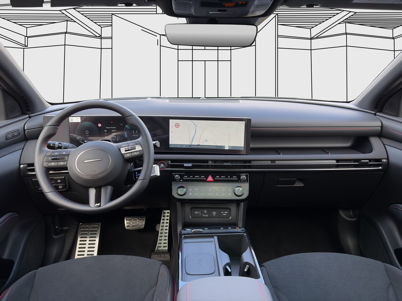 HYUNDAI Tucson 1.6 HEV N-Line Sunroof 4WD, Hybride Intégral Essence/Électricité, Voiture nouvelle, Automatique - 7