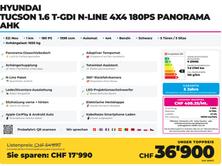 HYUNDAI Tucson 1.6 T-GDI N-Line 4x4 180PS Panorama AHK, Essence, Voiture nouvelle, Automatique - 2