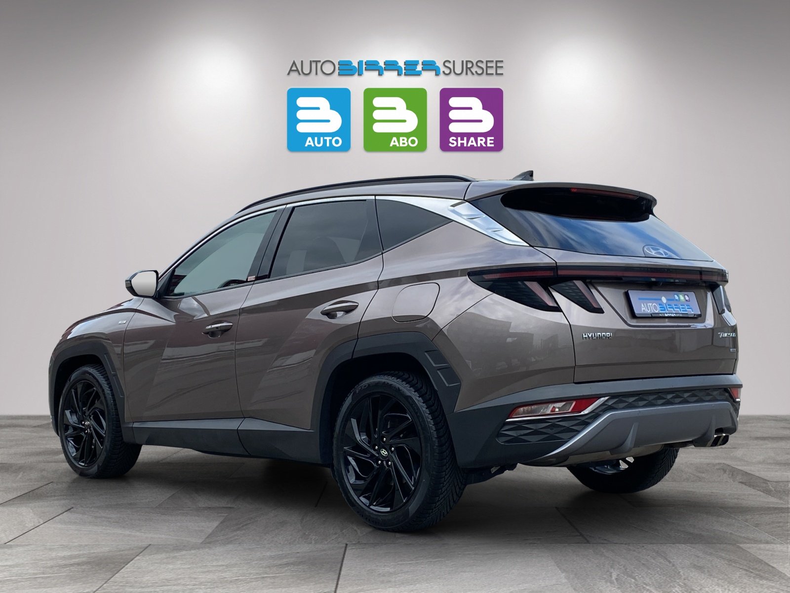 HYUNDAI Tucson 1.6 T-GDi Amplia 4WD, Mild-Hybrid Benzin/Elektro, Occasion / Gebraucht, Automatik - 7
