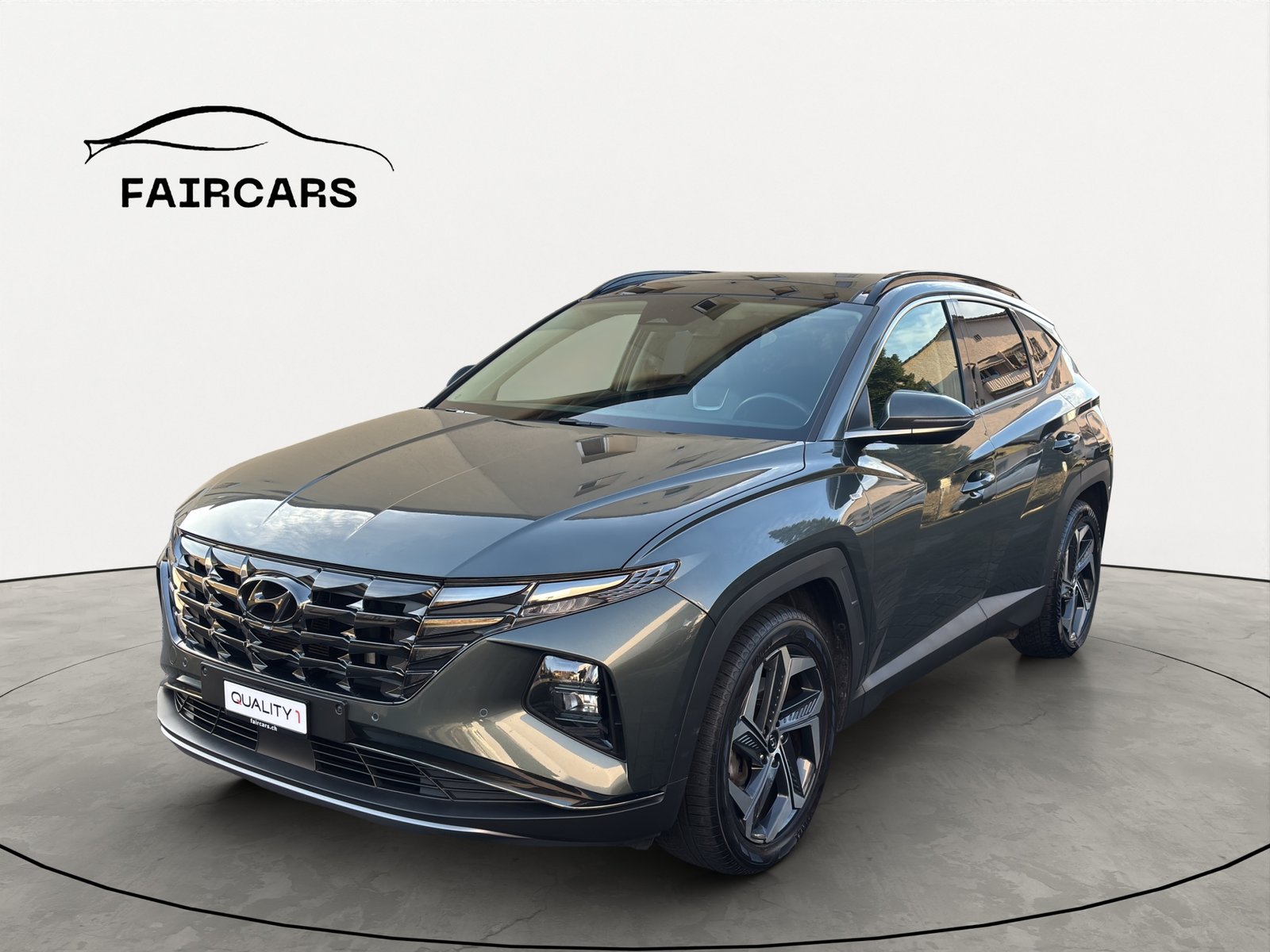 HYUNDAI Tucson 1.6 TGDI 48V Vertex DCT 4WD, Leasing ab CHF 297.20, Hybride Leggero Benzina/Elettrica, Occasioni / Usate, Automatico - 2