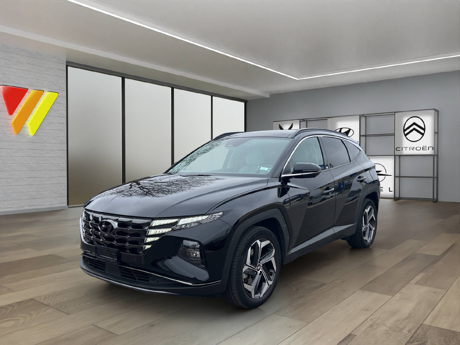 HYUNDAI Tucson 1.6 T-GDi HEV Vertex 4WD, Voll-Hybrid Benzin/Elektro, Occasion / Gebraucht, Automatik - 2