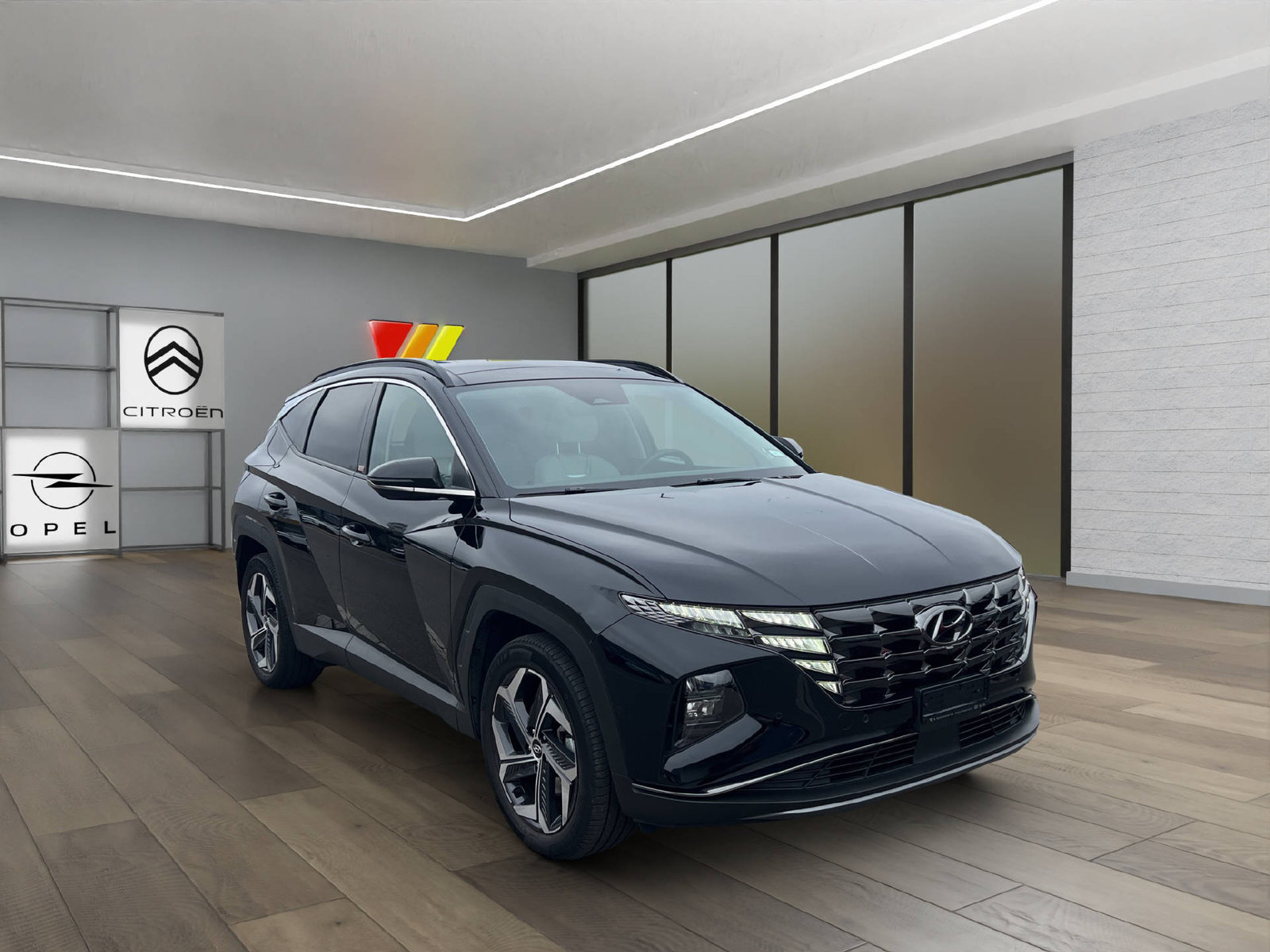 HYUNDAI Tucson 1.6 T-GDi HEV Vertex 4WD, Voll-Hybrid Benzin/Elektro, Occasion / Gebraucht, Automatik - 4