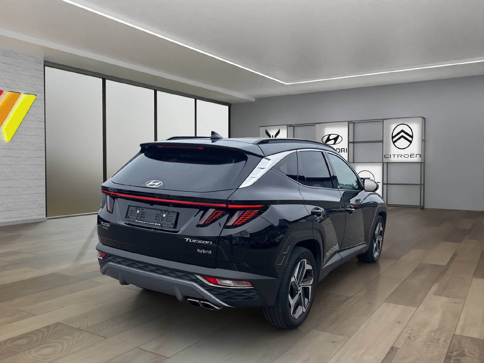 HYUNDAI Tucson 1.6 T-GDi HEV Vertex 4WD, Voll-Hybrid Benzin/Elektro, Occasion / Gebraucht, Automatik - 7