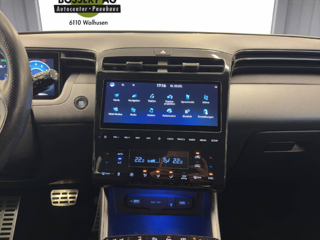HYUNDAI Tucson 1.6 T-GDi N-Line LUX.pack 4WD, Mild-Hybrid Benzin/Elektro, Occasion / Gebraucht, Automatik - 6