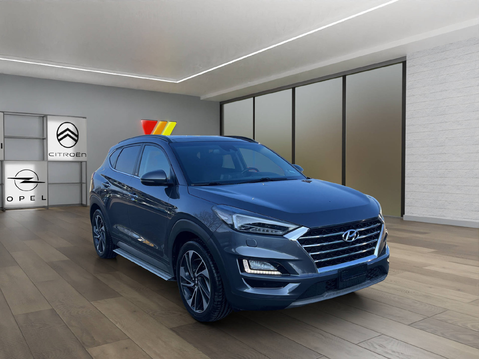 HYUNDAI Tucson 1.6 T-GDi Vertex 4WD, Benzin, Occasion / Gebraucht, Handschaltung - 4