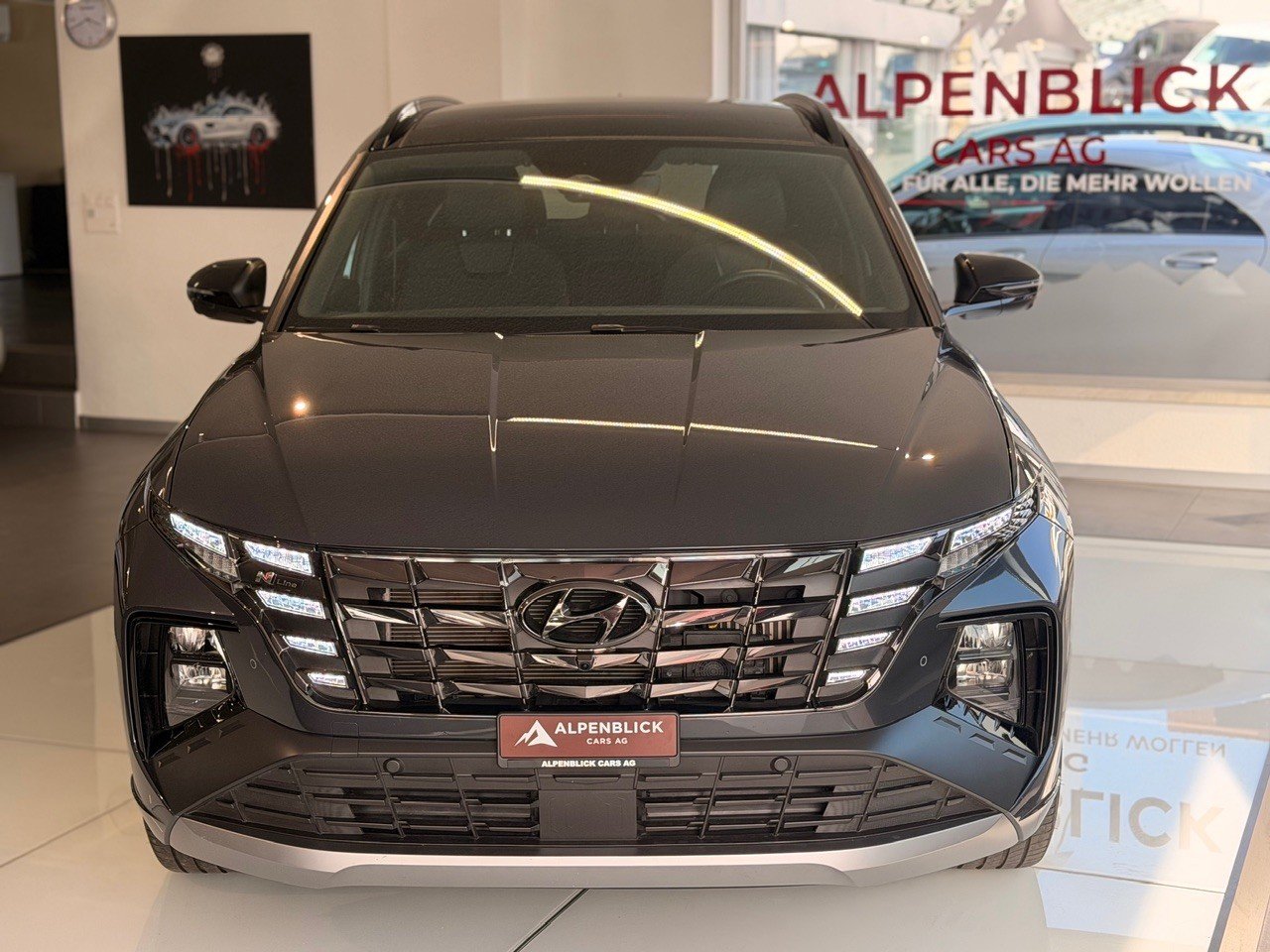 HYUNDAI Tucson 1.6 TGDI HEV N Line 4WD - Schweizer Fahrzeug, Voll-Hybrid Benzin/Elektro, Occasion / Gebraucht, Automatik - 3