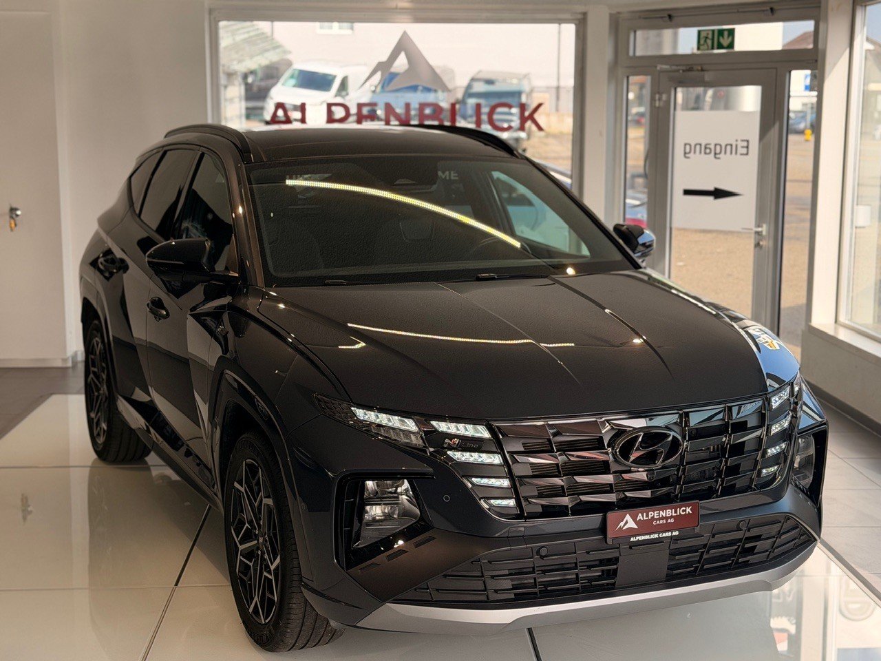HYUNDAI Tucson 1.6 TGDI HEV N Line 4WD - Schweizer Fahrzeug, Voll-Hybrid Benzin/Elektro, Occasion / Gebraucht, Automatik - 4