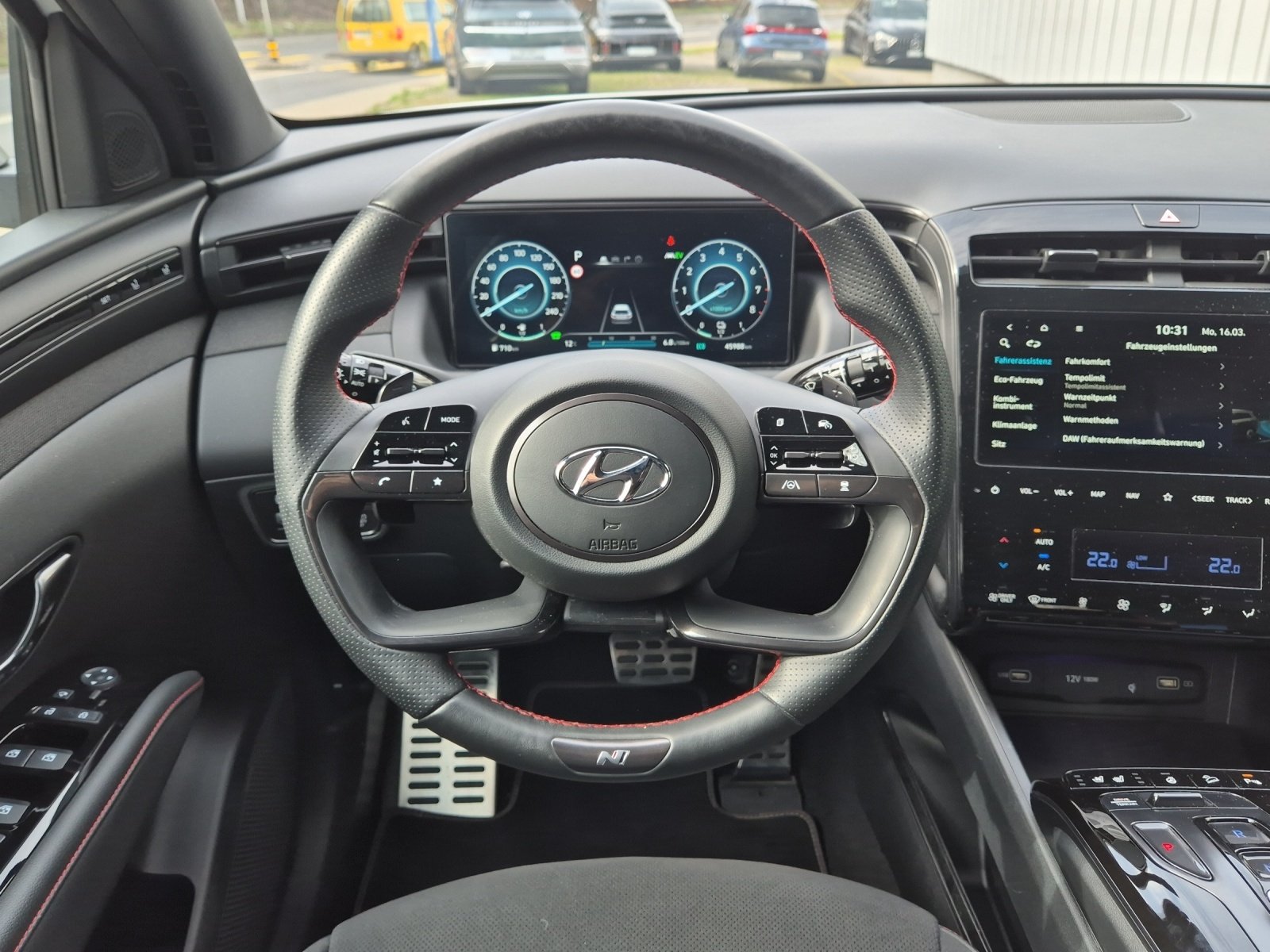 HYUNDAI Tucson 1.6 T-GDi HEV N-Line LUX.pack 4WD, Hybride Intégral Essence/Électricité, Occasion / Utilisé, Automatique - 7