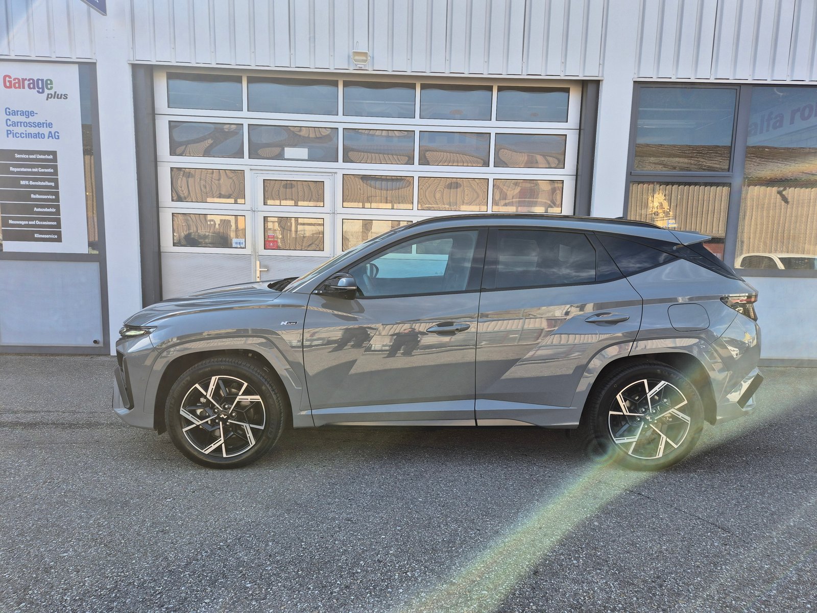 HYUNDAI Tucson 1.6 TGDI 48V N Line LUX pack 4WD DCT, Hybride Léger Essence/Électricité, Occasion / Utilisé, Automatique - 2