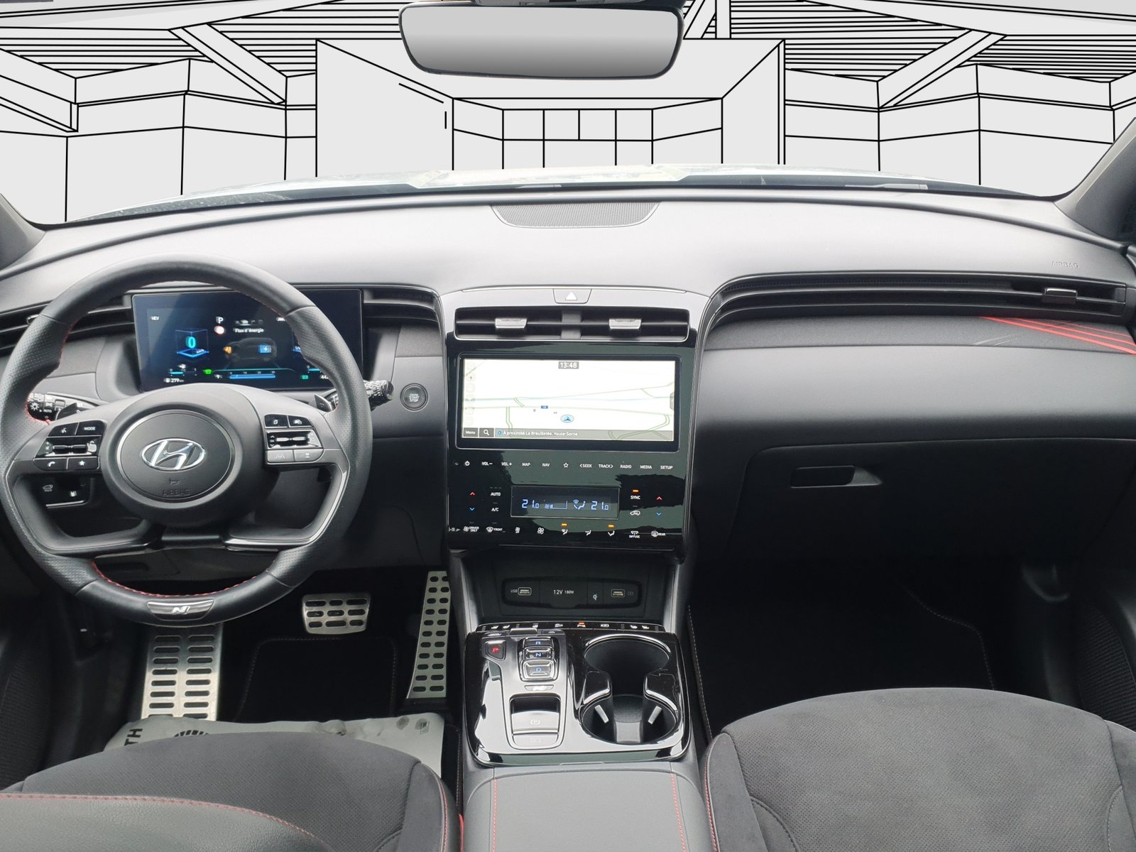 HYUNDAI Tucson 1.6 PHEV N-Line Lux Sunroof 4WD Crochet, Plug-in-Hybrid Petrol/Electric, Second hand / Used, Automatic - 7
