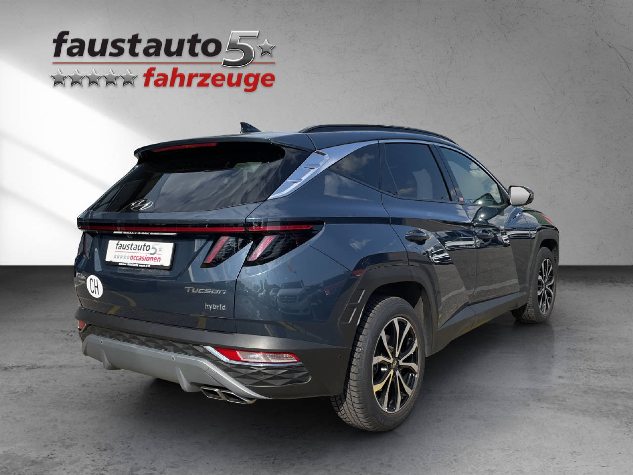 HYUNDAI Tucson 1.6 T-GDi HEV Vertex 4W SUN, MY23, Voll-Hybrid Benzin/Elektro, Occasion / Gebraucht, Automatik - 5