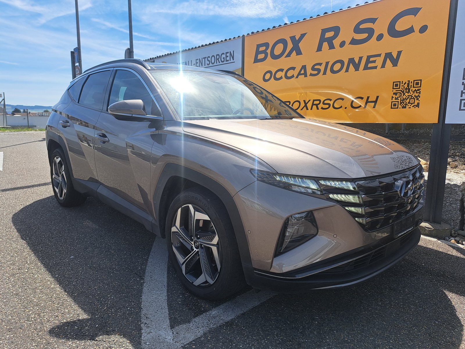 HYUNDAI Tucson 1.6 TGDI HEV Vertex 4WD, Voll-Hybrid Benzin/Elektro, Occasion / Gebraucht, Automatik - 3