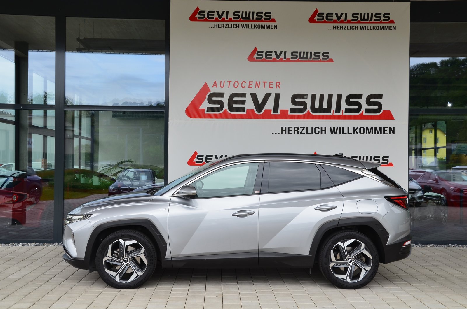 HYUNDAI Tucson 1.6 CRDI 48V Vertex 4WD DCT*Frisch ab MFK,Wer, Mild-Hybrid Diesel/Elektro, Occasion / Gebraucht, Automatik - 6
