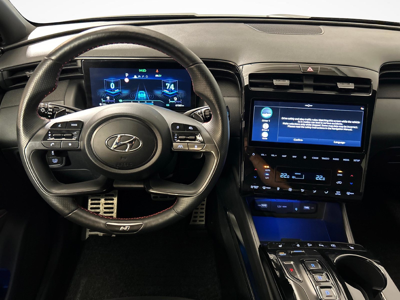HYUNDAI Tucson 1.6 T-GDi HEV N-Line 4WD, Full-Hybrid Petrol/Electric, Second hand / Used, Automatic - 6
