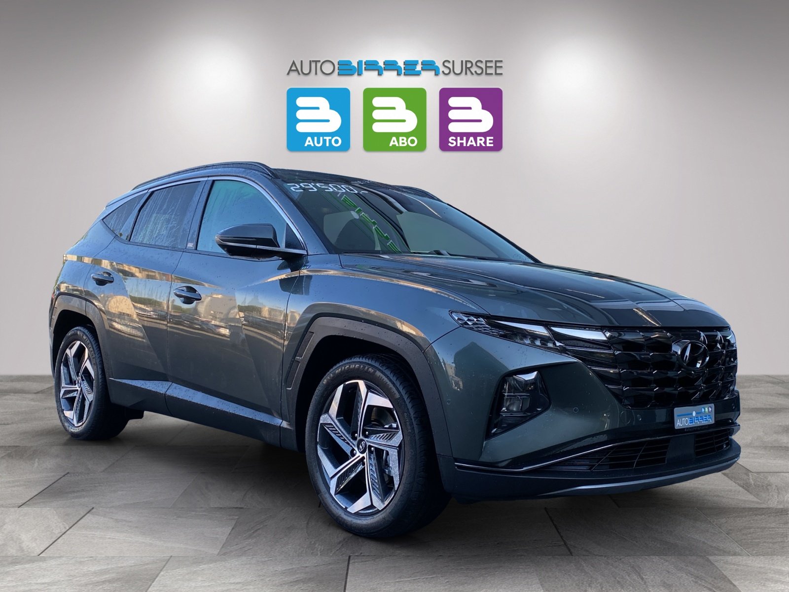 HYUNDAI Tucson 1.6 T-GDi HEV Vertex 4WD, Voll-Hybrid Benzin/Elektro, Occasion / Gebraucht, Automatik - 3