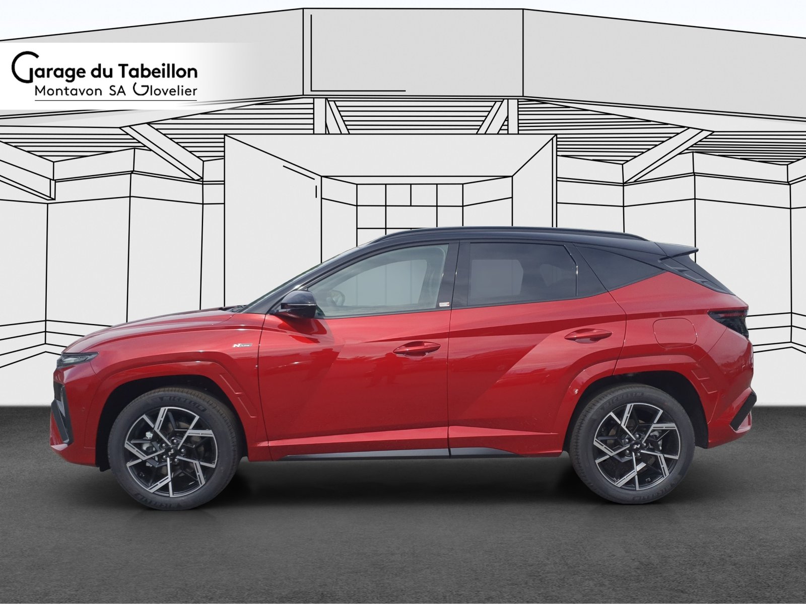 HYUNDAI Tucson 1.6 HEV N-Line LUX.pack 4WD, Hybride Integrale Benzina/Elettrica, Occasioni / Usate, Automatico - 2