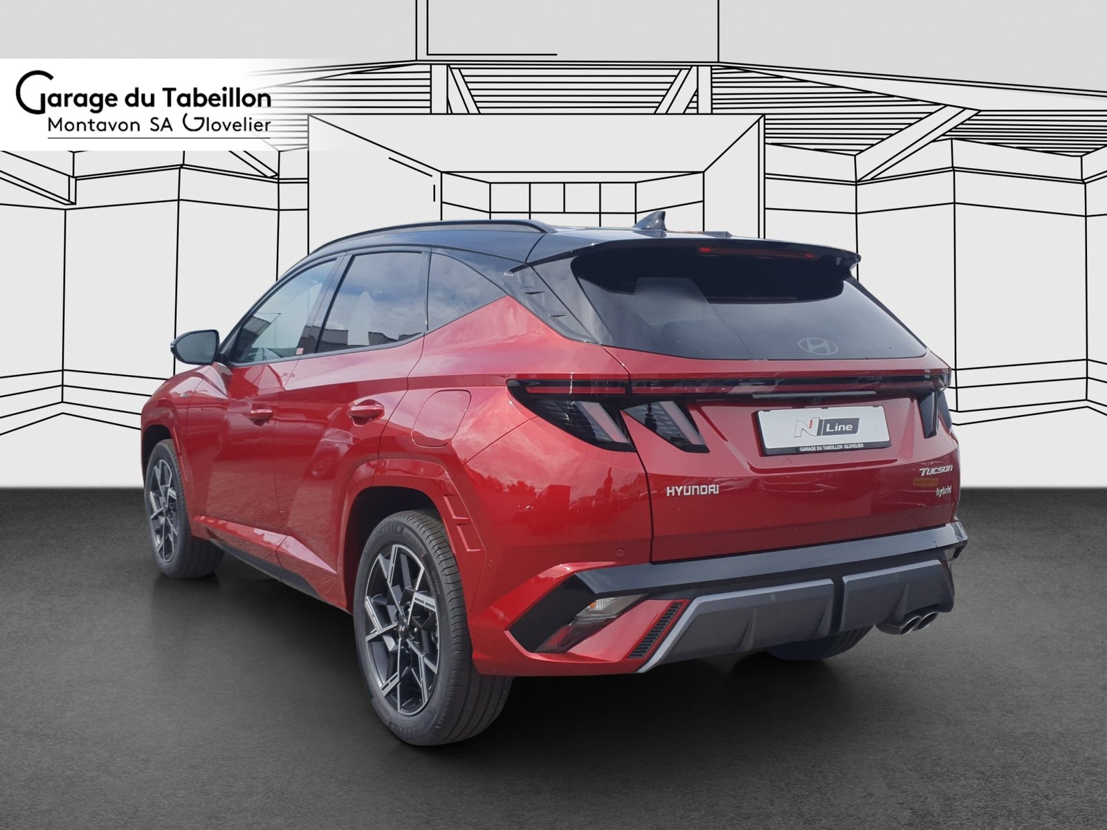HYUNDAI Tucson 1.6 HEV N-Line LUX.pack 4WD, Hybride Integrale Benzina/Elettrica, Occasioni / Usate, Automatico - 3