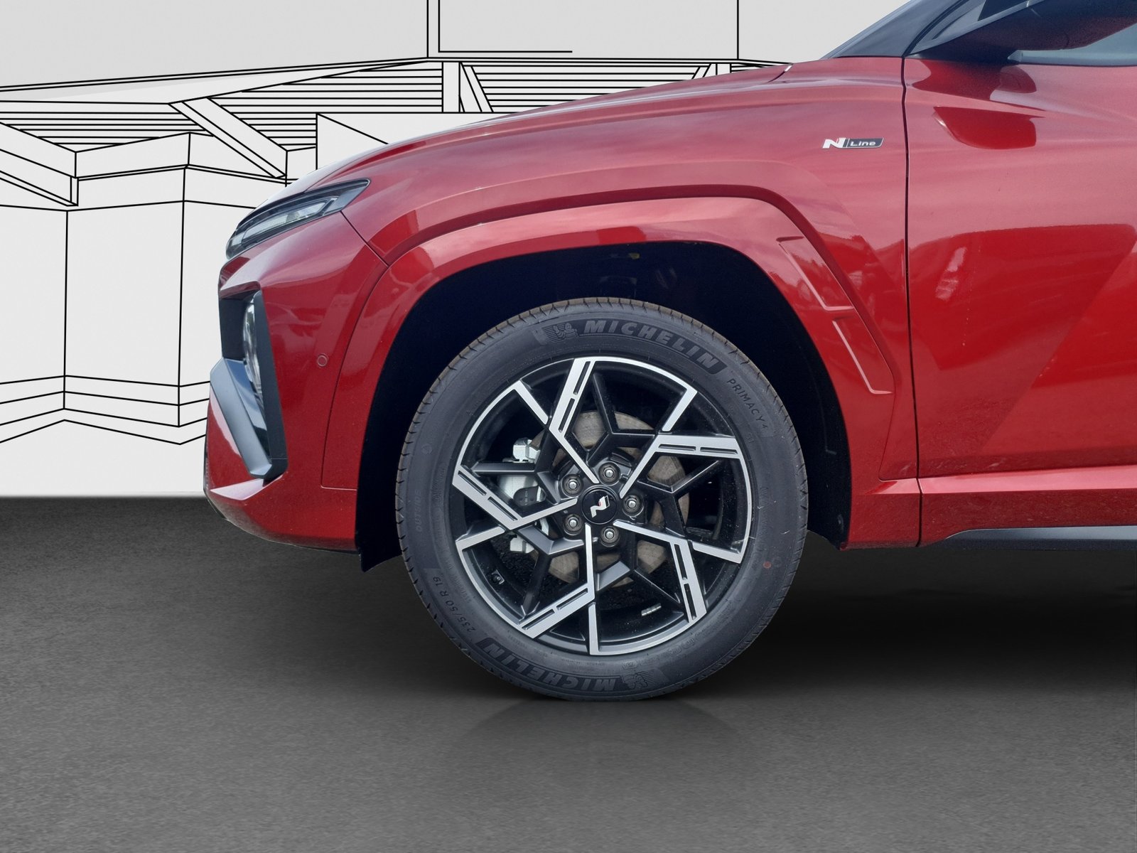 HYUNDAI Tucson 1.6 HEV N-Line LUX.pack 4WD, Hybride Integrale Benzina/Elettrica, Occasioni / Usate, Automatico - 6