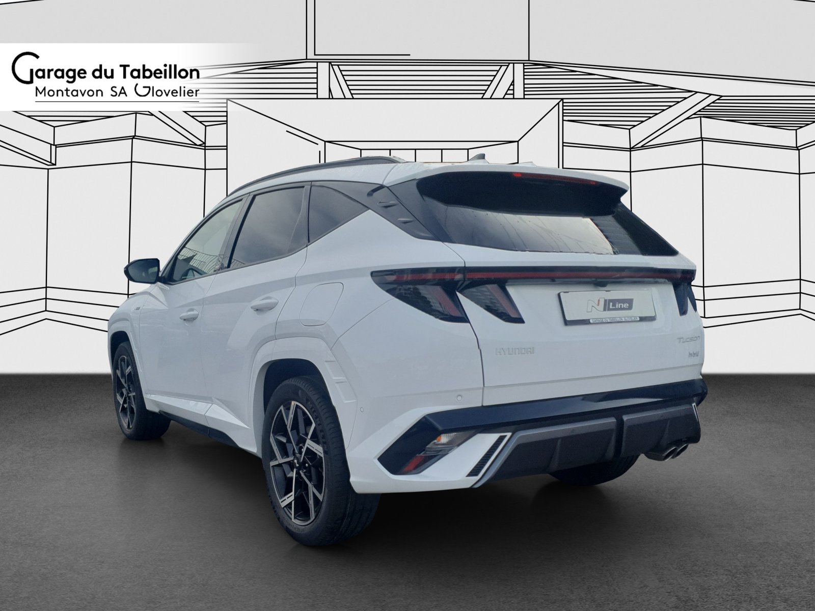 HYUNDAI Tucson 1.6 PHEV N-Line Lux Sunroof 4WD, Plug-in-Hybrid Benzin/Elektro, Vorführwagen, Automatik - 3