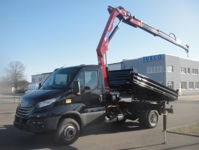 IVECO 70 C 18H Kipper mit Kran