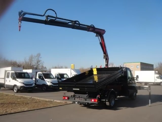 IVECO 70 C 18H Kipper mit Kran, Diesel, Voiture nouvelle, Manuelle - 3
