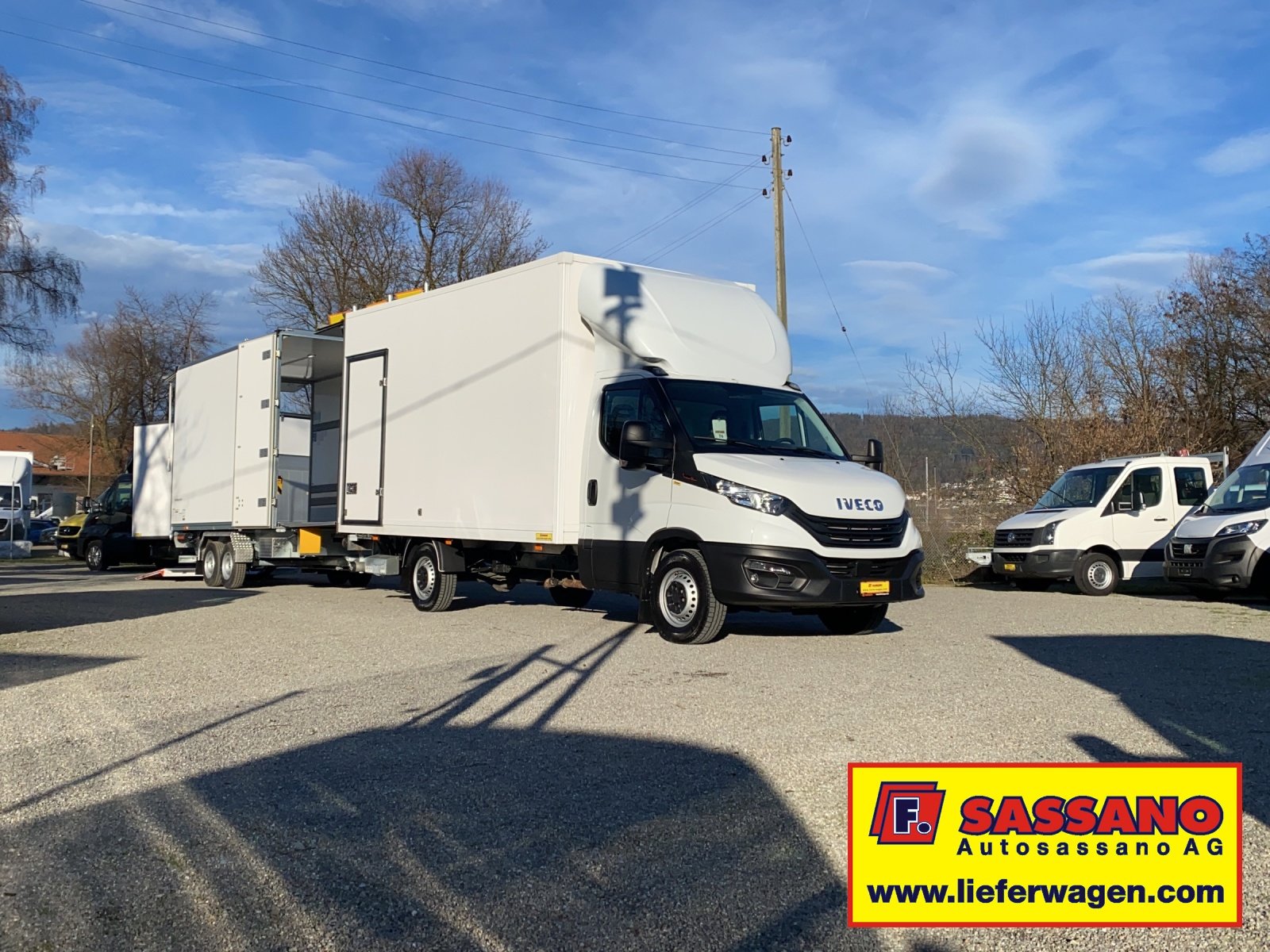 IVECO Daily 35 S 18 Durchladesystem mit 2 x Hebebühne ( AZ