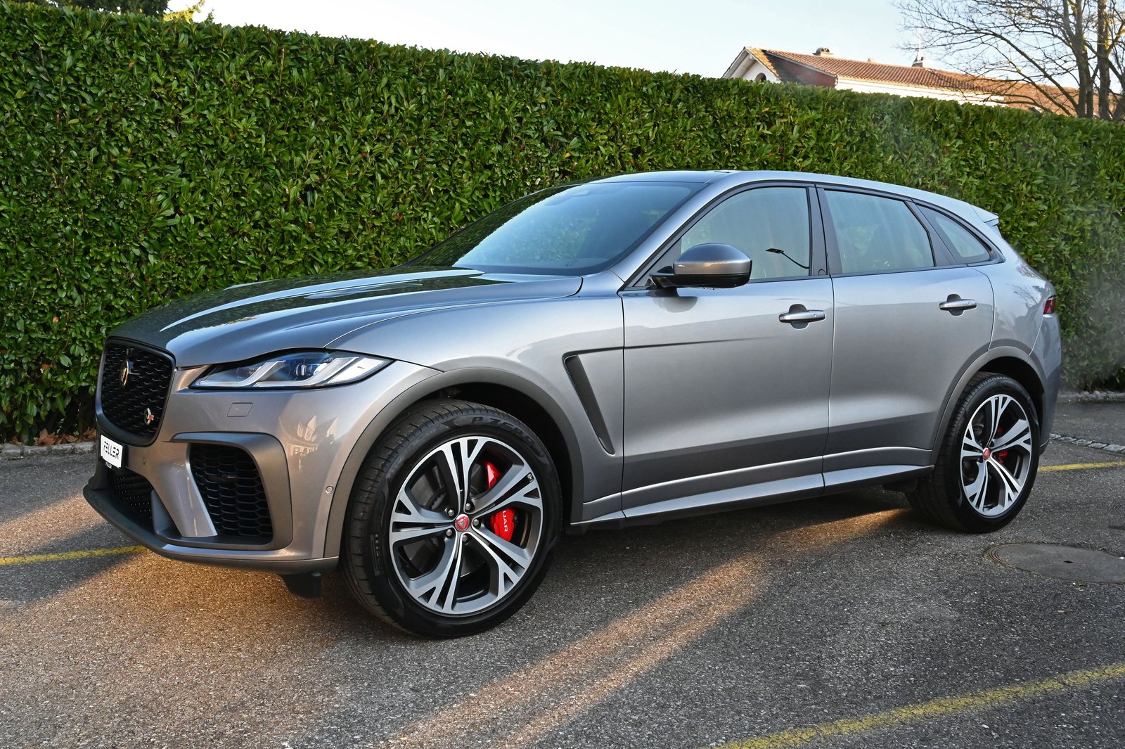 JAGUAR F-Pace 5.0 V8 SVR P550 AWD Eiger Gray - Tan Leather, Petrol, Second hand / Used, Automatic - 3