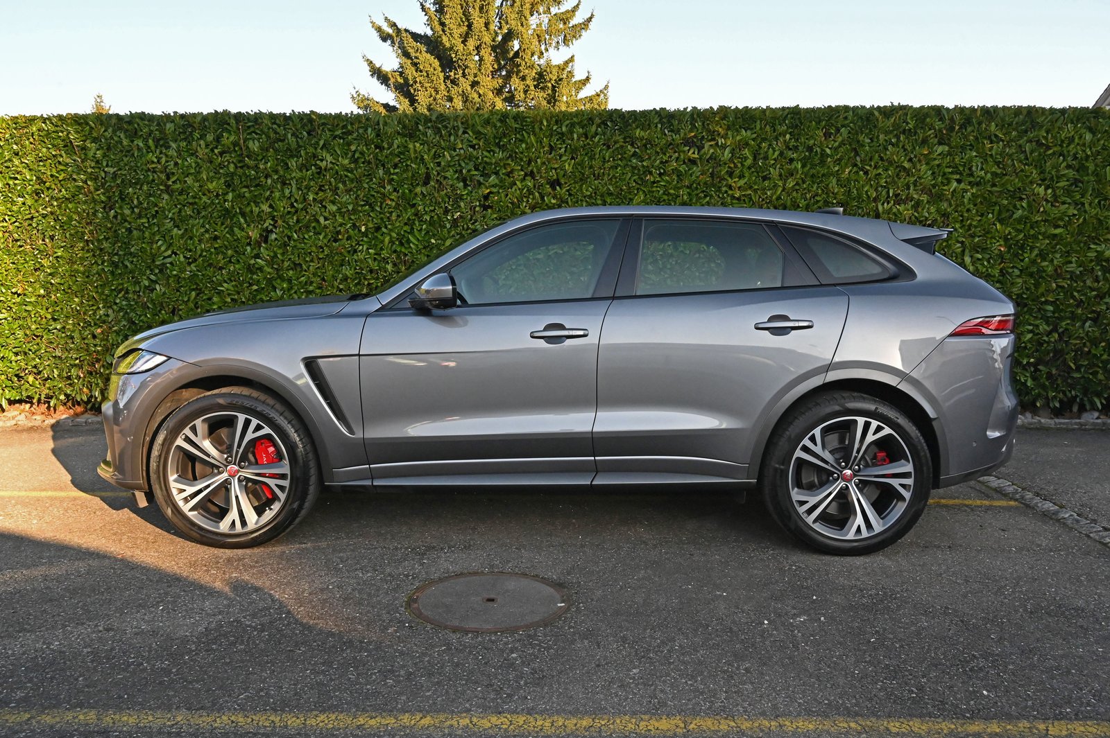 JAGUAR F-Pace 5.0 V8 SVR P550 AWD Eiger Gray - Tan Leather, Petrol, Second hand / Used, Automatic - 5