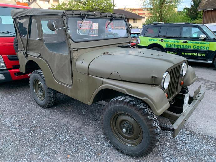 JEEP CJ 5 Original Kaiser Militärjeep mit Veteraneneintrag, Benzina, Auto d'epoca, Manuale