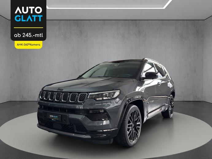 JEEP Compass 4x2 1.5 T MHEV Limited S AHK-Leder-360-Alpine Audio, Mild-Hybrid Benzin/Elektro, Occasion / Gebraucht, Automatik