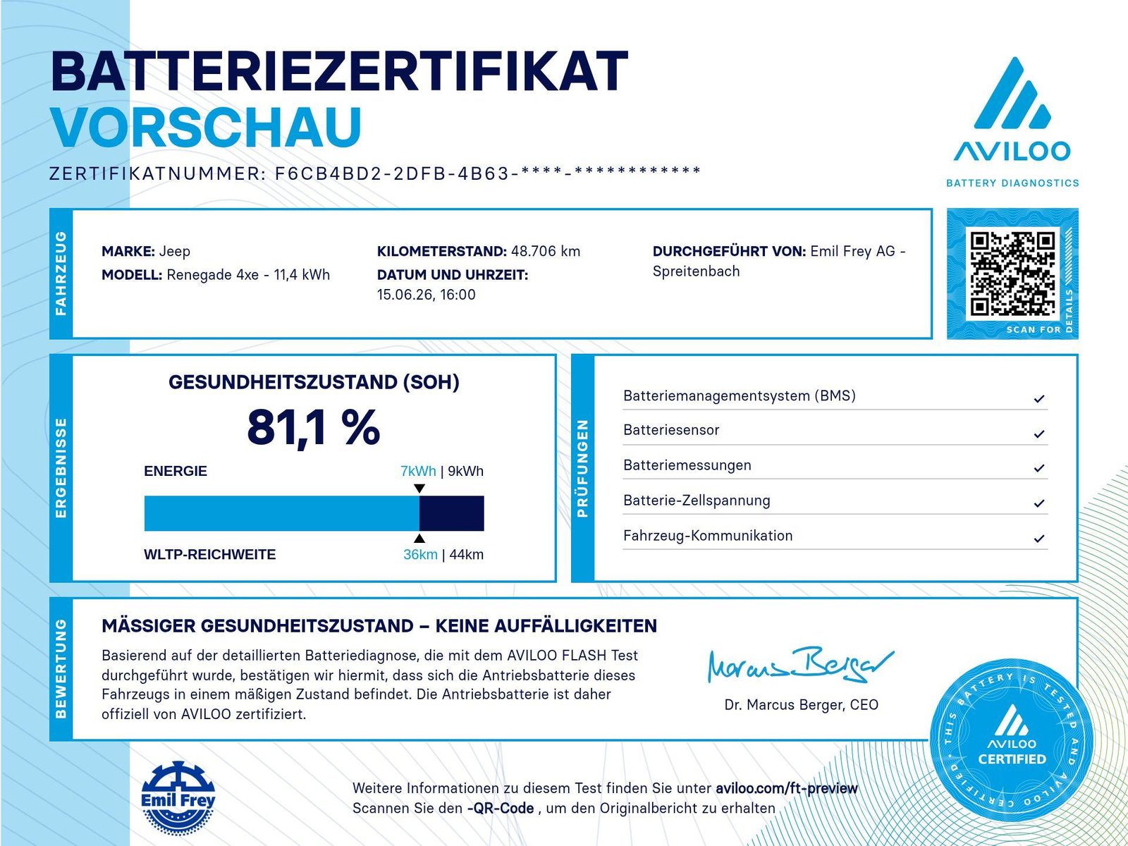 JEEP Renegade 1.3 S 4xe / Jetzt mit attraktivem 1.9% Leasing!, Plug-in-Hybrid Benzin/Elektro, Occasion / Gebraucht, Automatik - 2