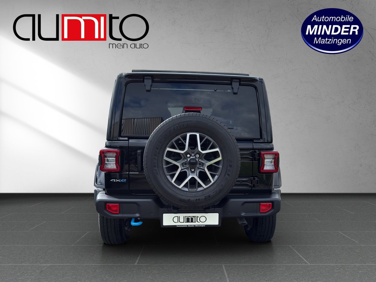 JEEP Wrangler 2.0 PHEV Unlimited Overland Automatic, Plug-in-Hybrid Benzin/Elektro, Neuwagen, Automatik - 4