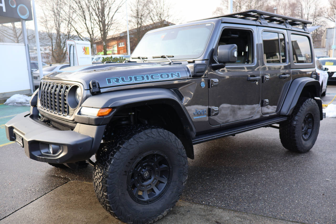 JEEP Wrangler 2.0 Turbo Rubicon Unlimited 4xe, Plug-in-Hybrid Benzin/Elektro, Occasion / Gebraucht, Automatik - 6