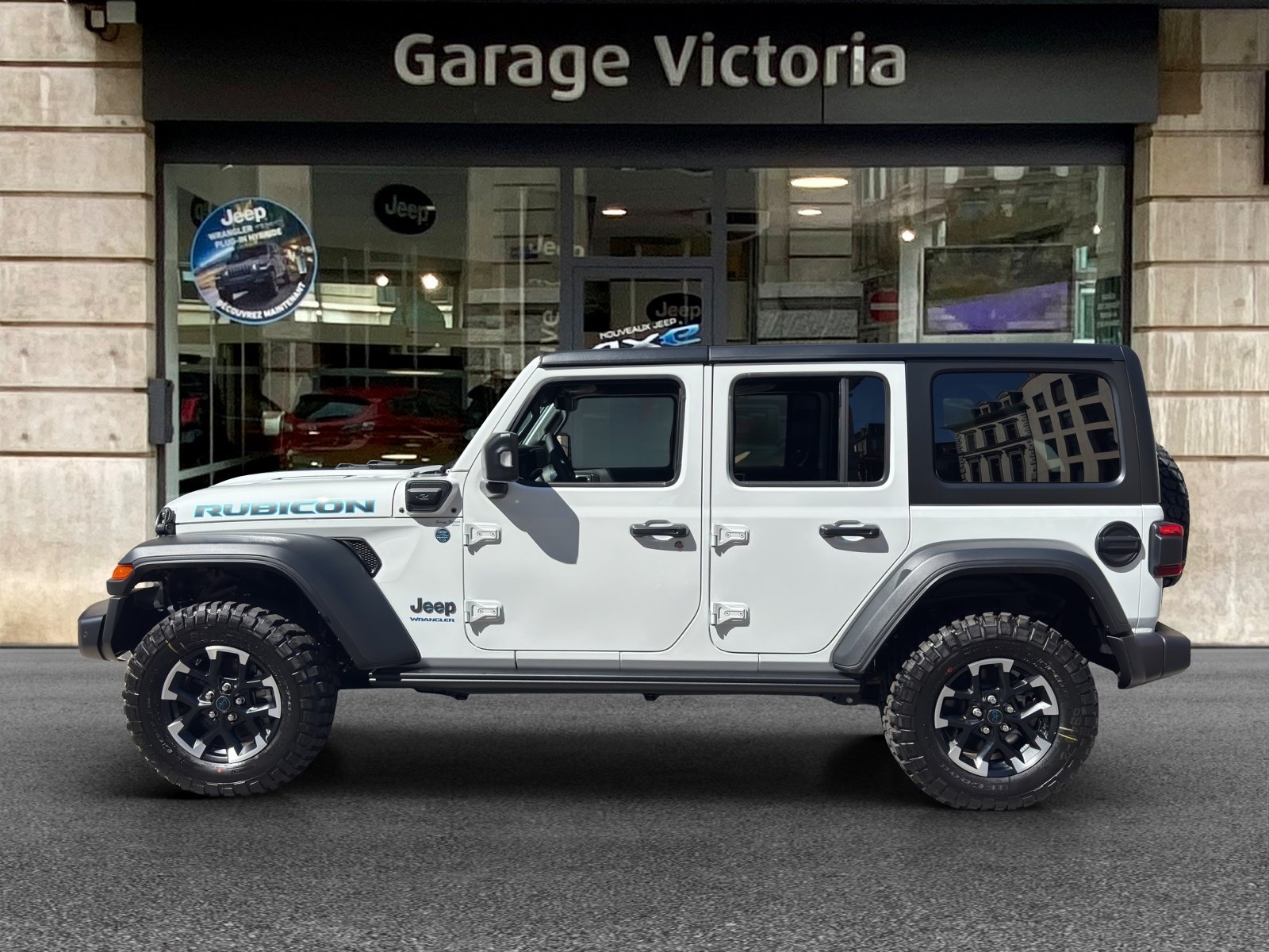 JEEP Wrangler 2.0 PHEV Unlimited Rubicon DT Automatic, Plug-in-Hybrid Benzin/Elektro, Occasion / Gebraucht, Automatik - 4