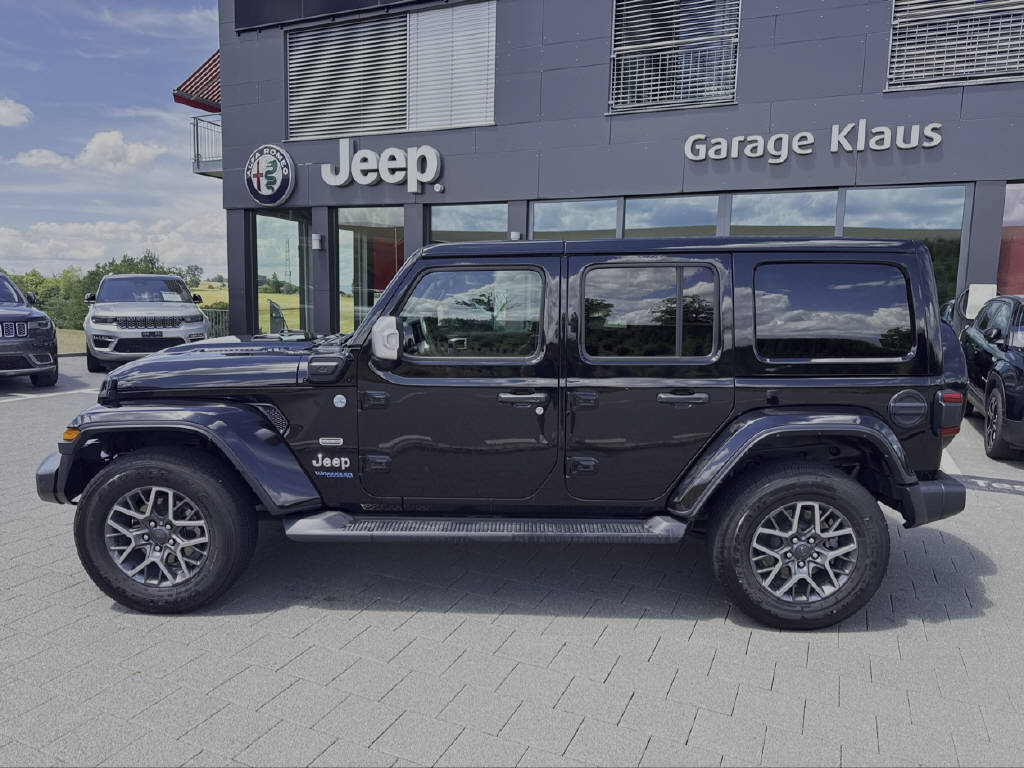 JEEP Wrangler 2.0 Turbo Sahara Unlimited 4xe, Plug-in-Hybrid Petrol/Electric, Second hand / Used, Automatic - 2