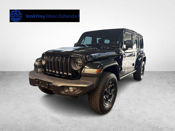 JEEP Wrangler 2.0 Turbo Rubicon Power Unlimited 4xe, Plug-in-Hybrid Benzin/Elektro, Occasion / Gebraucht, Automatik